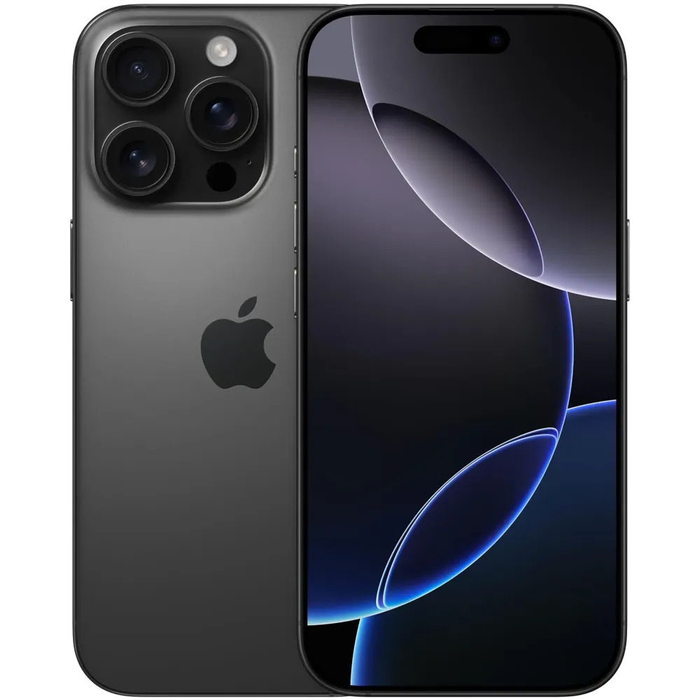 Produktfoto - APPLE iPhone 16 Pro 5G 256 GB Titan Schwarz Dual SIM